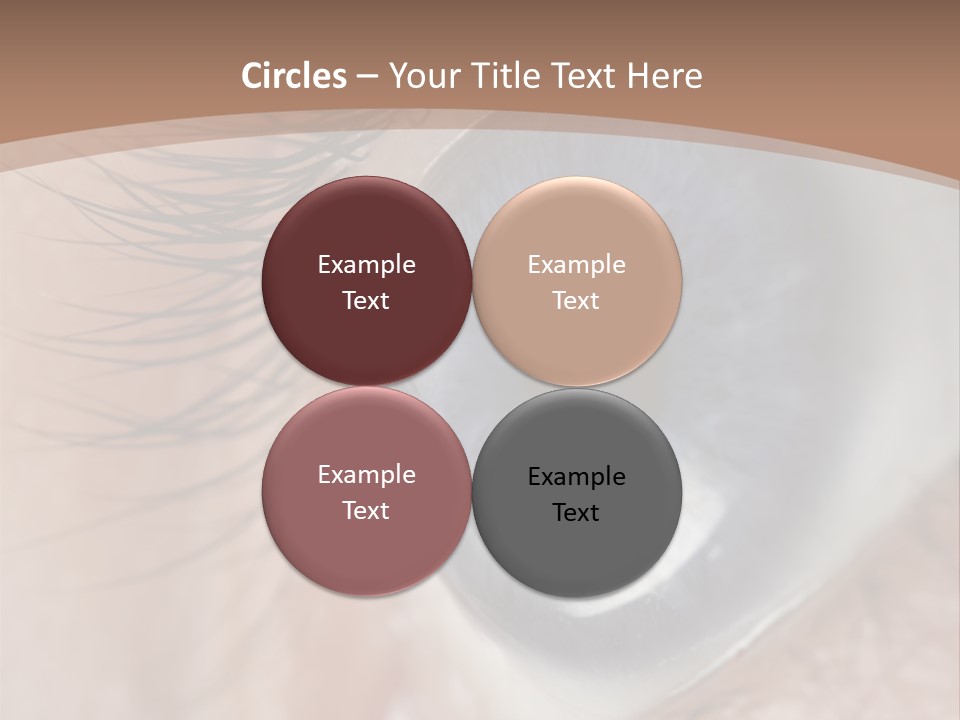 Light Pupil Background PowerPoint Template