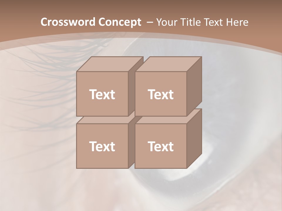 Light Pupil Background PowerPoint Template