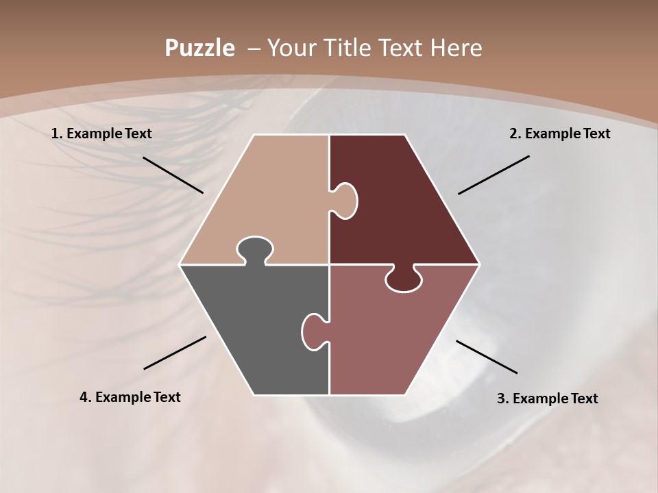 Light Pupil Background PowerPoint Template