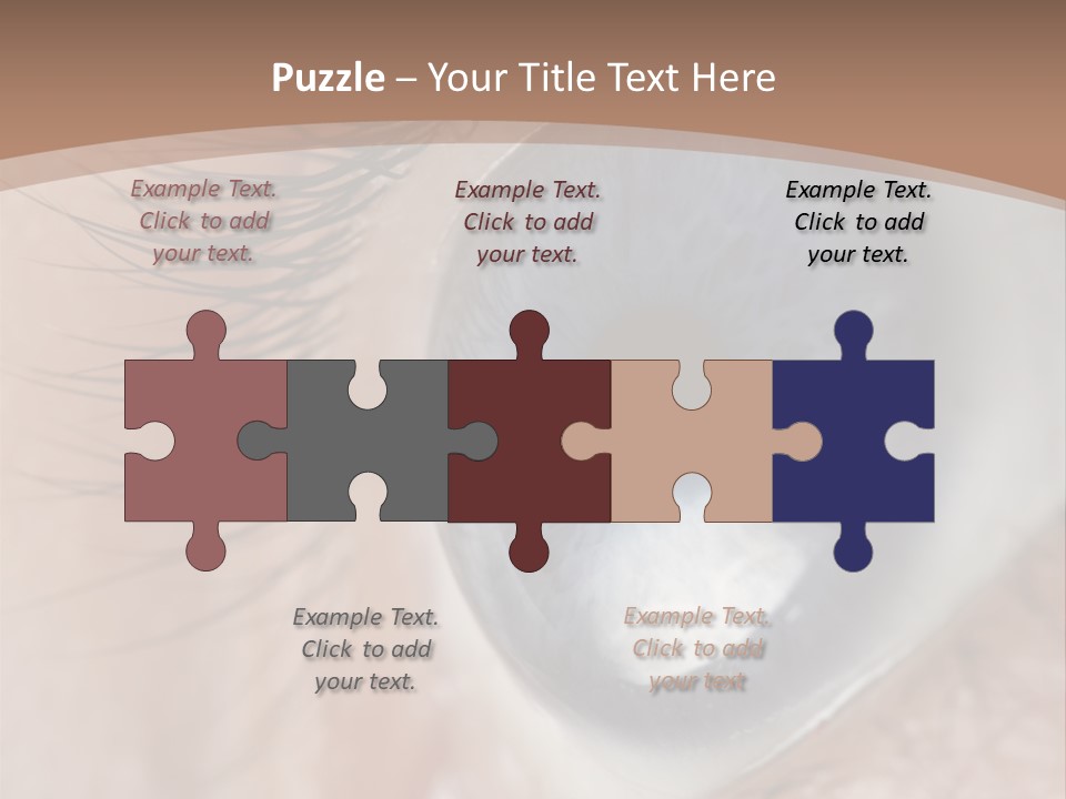 Light Pupil Background PowerPoint Template