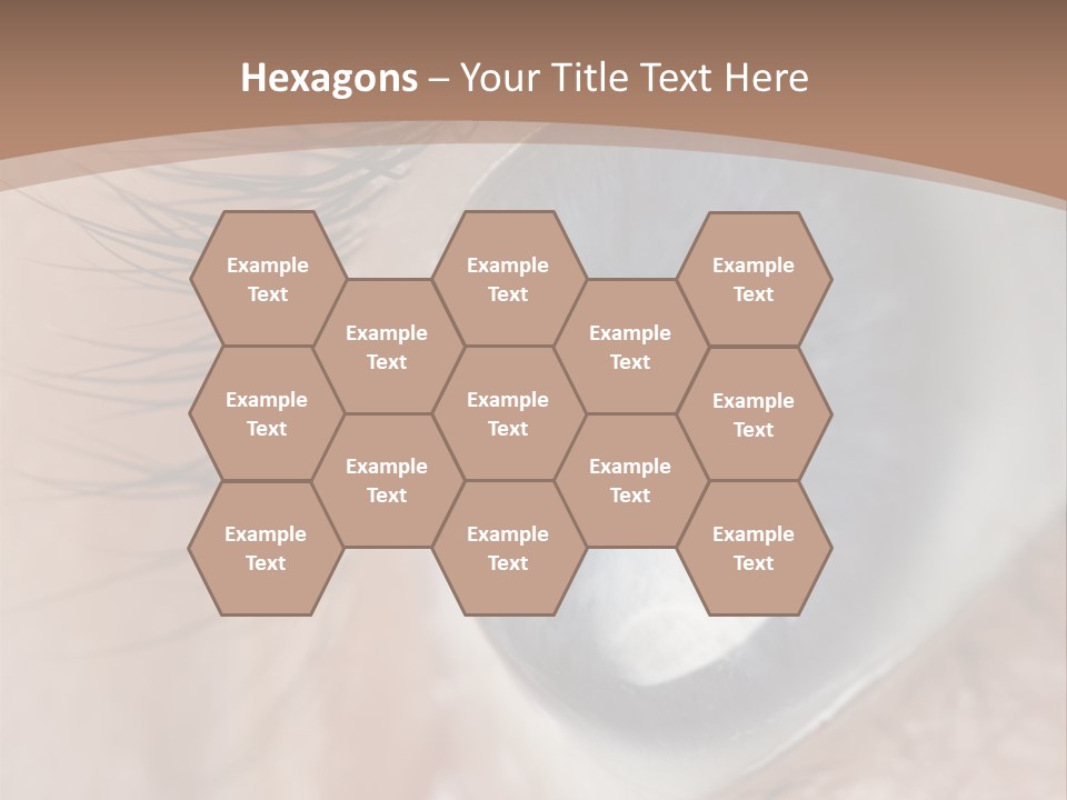 Light Pupil Background PowerPoint Template