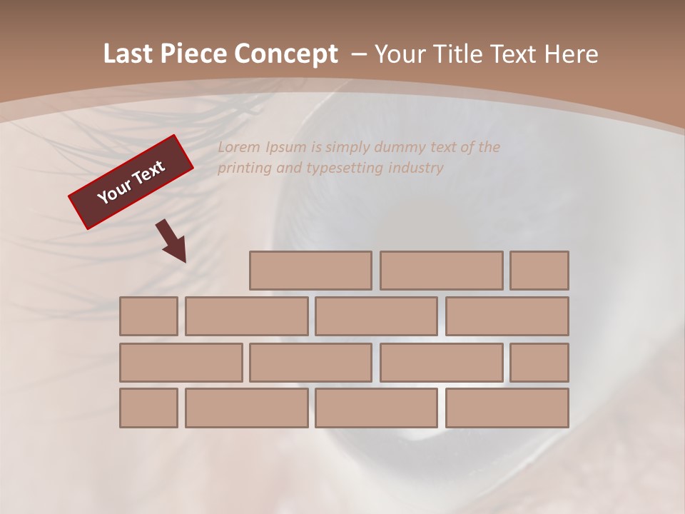 Light Pupil Background PowerPoint Template