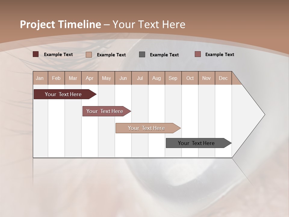 Light Pupil Background PowerPoint Template
