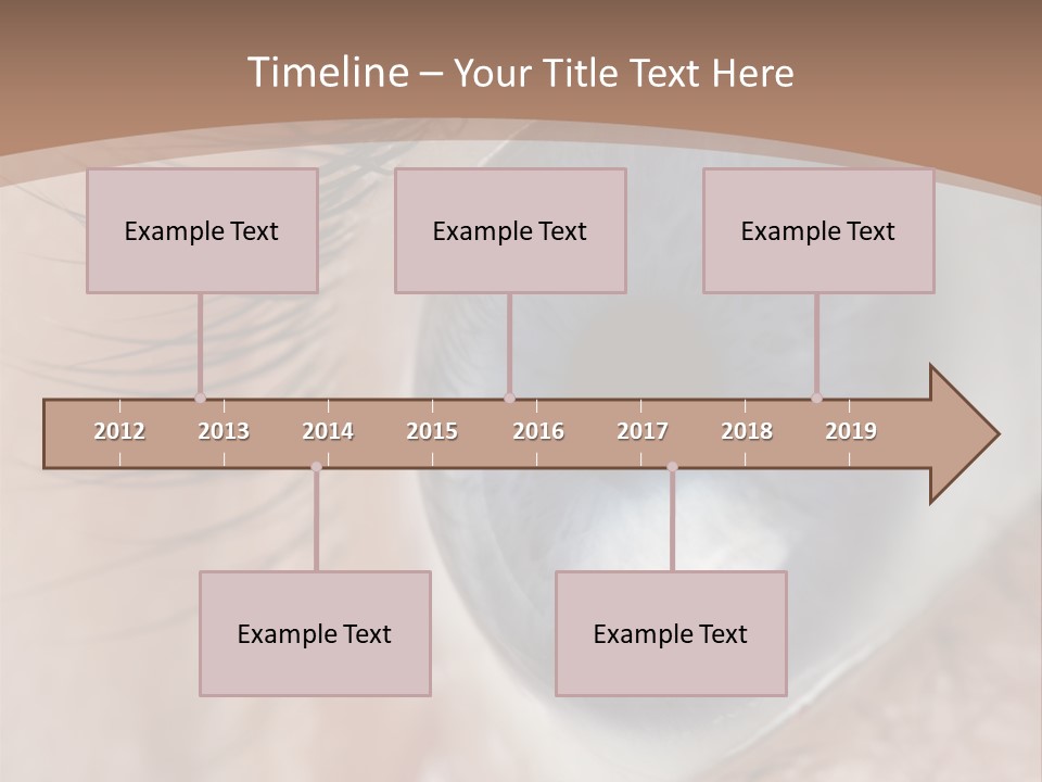 Light Pupil Background PowerPoint Template