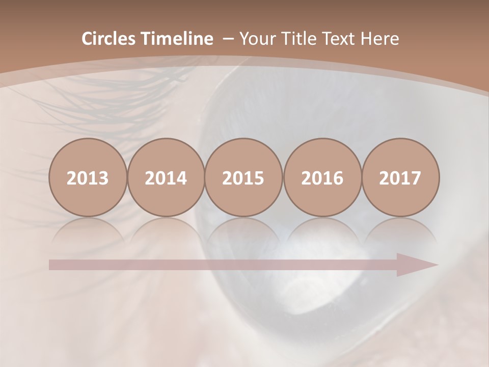 Light Pupil Background PowerPoint Template