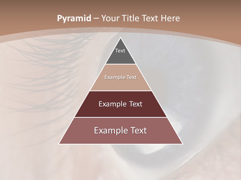 Light Pupil Background PowerPoint Template