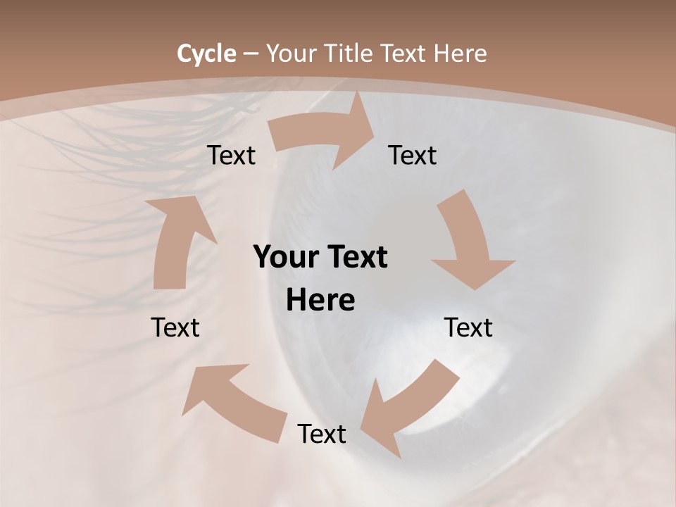 Light Pupil Background PowerPoint Template