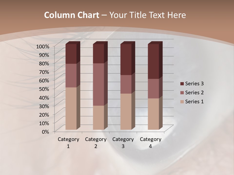 Light Pupil Background PowerPoint Template