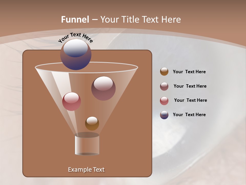 Light Pupil Background PowerPoint Template