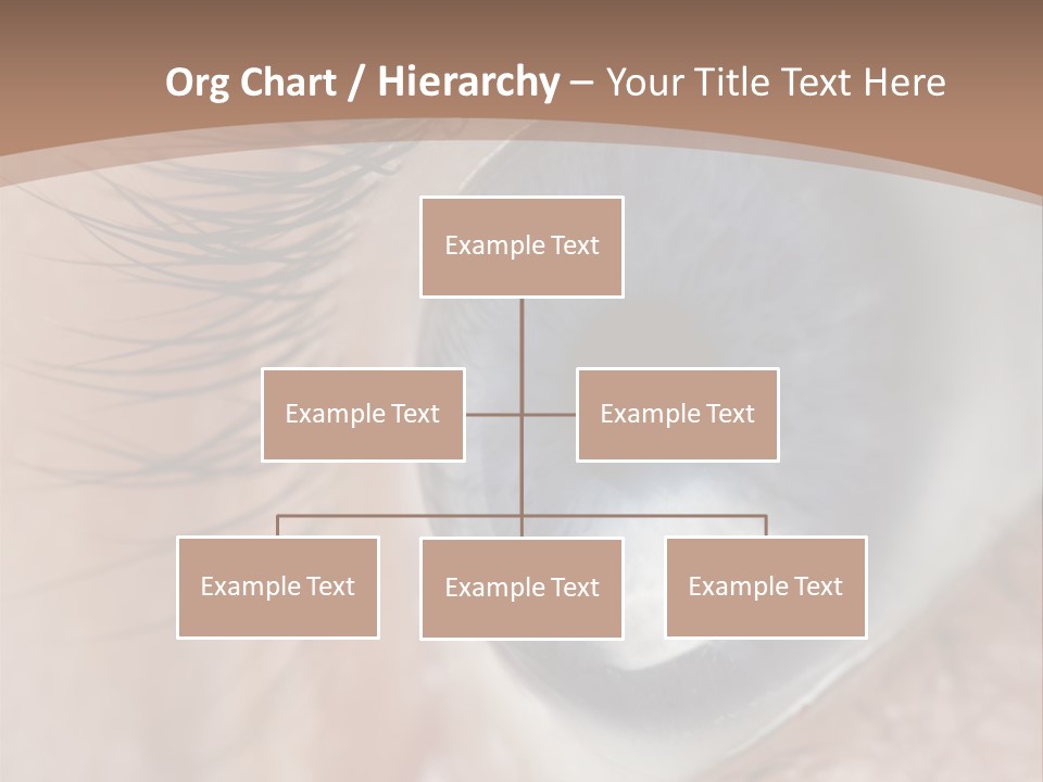 Light Pupil Background PowerPoint Template