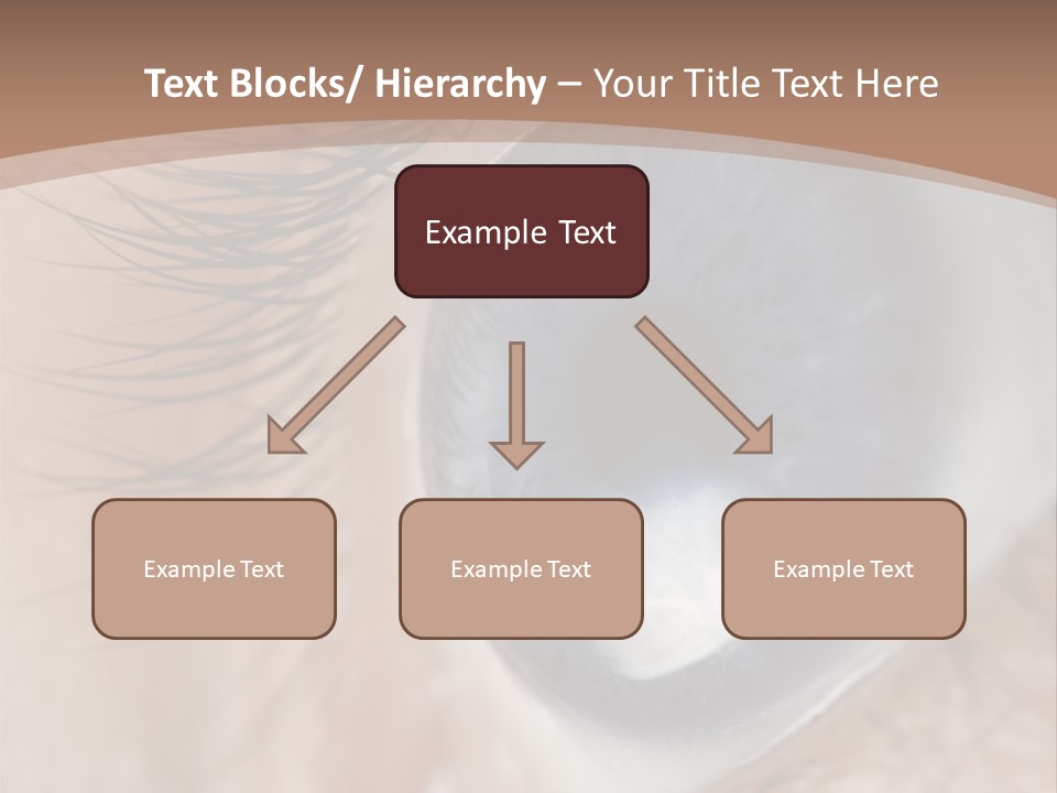 Light Pupil Background PowerPoint Template