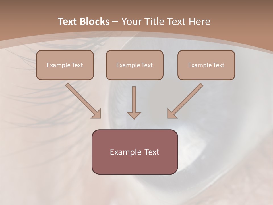 Light Pupil Background PowerPoint Template