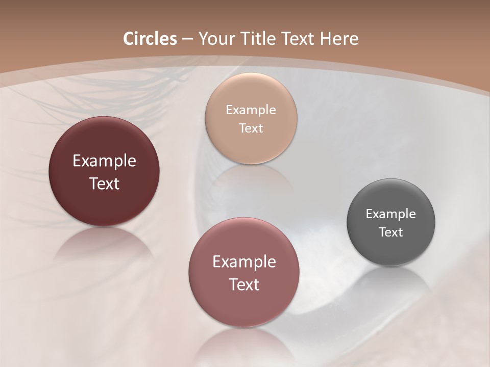 Light Pupil Background PowerPoint Template