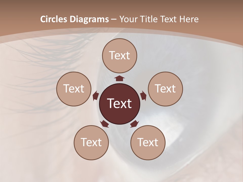 Light Pupil Background PowerPoint Template