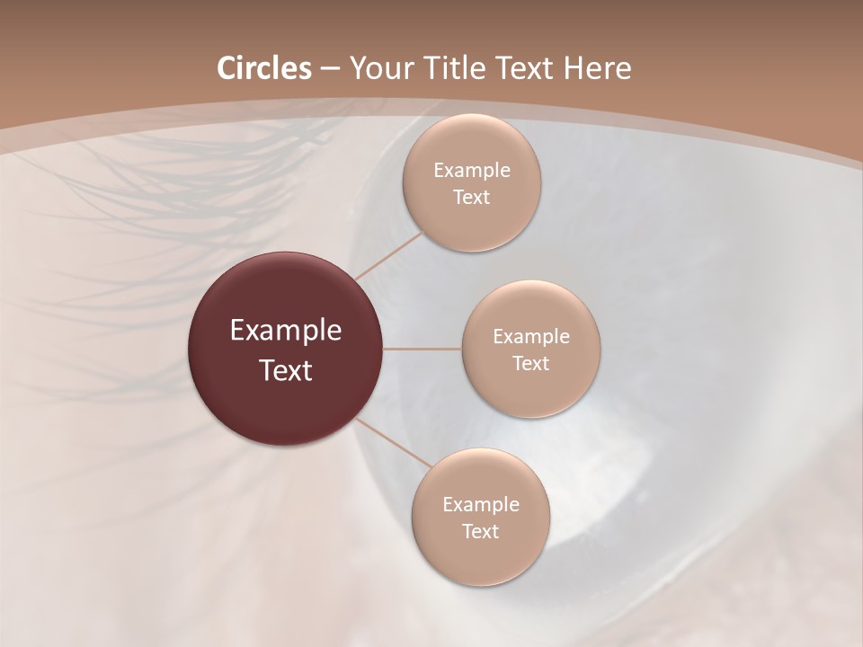 Light Pupil Background PowerPoint Template