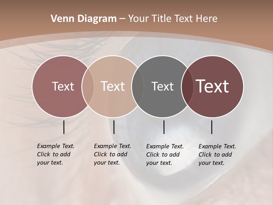 Light Pupil Background PowerPoint Template