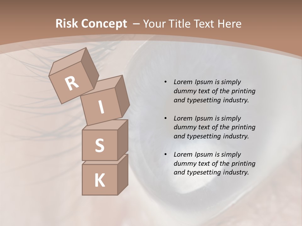 Light Pupil Background PowerPoint Template