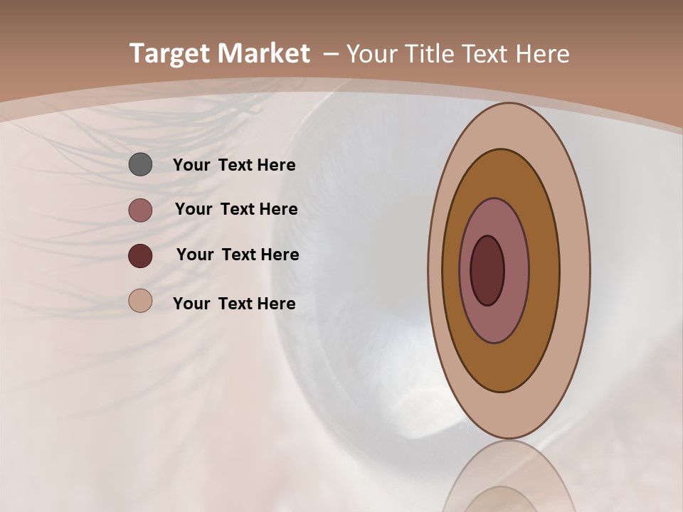 Light Pupil Background PowerPoint Template