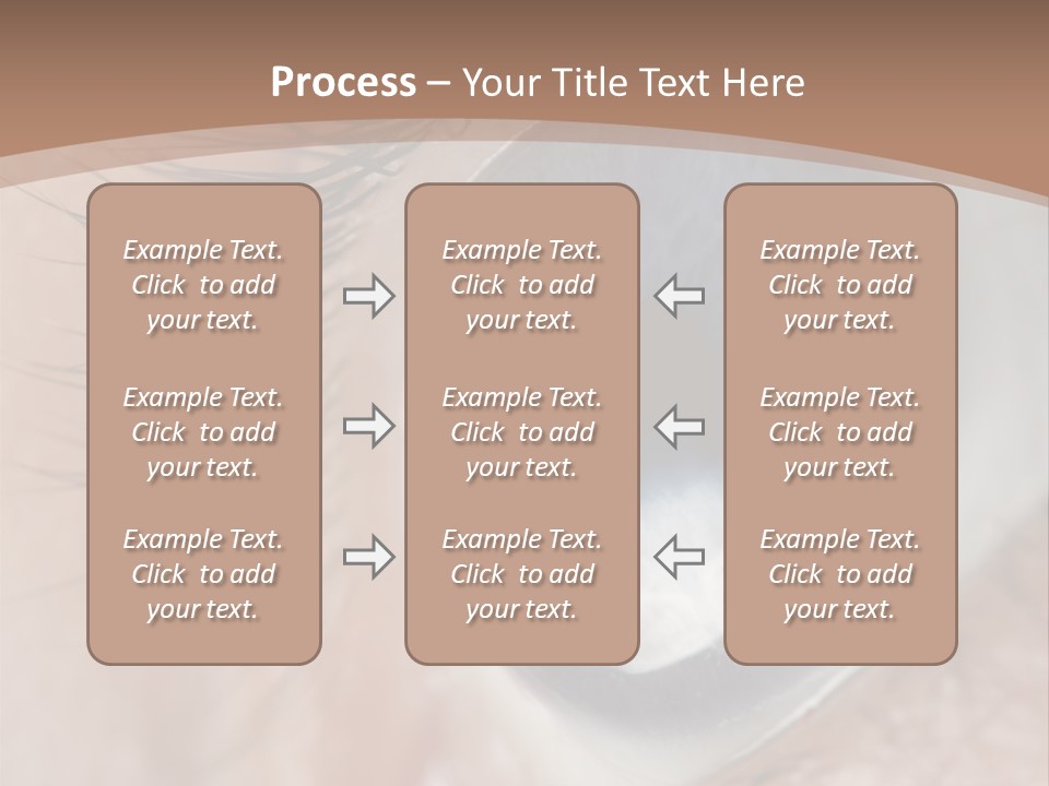 Light Pupil Background PowerPoint Template