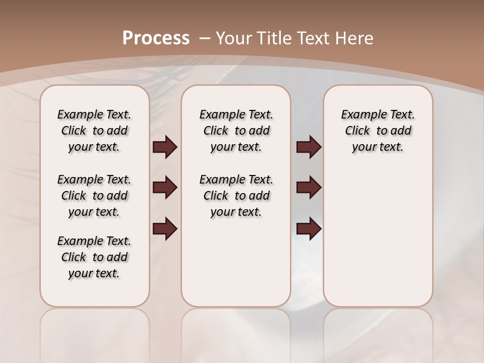 Light Pupil Background PowerPoint Template