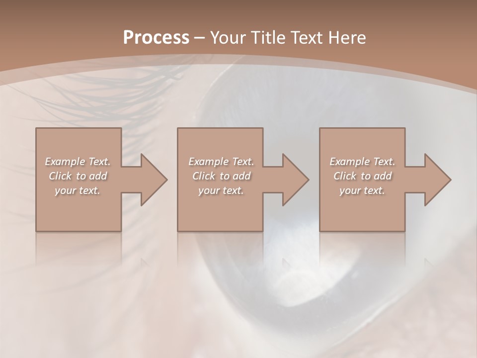 Light Pupil Background PowerPoint Template