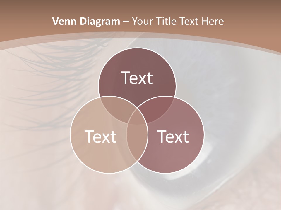 Light Pupil Background PowerPoint Template