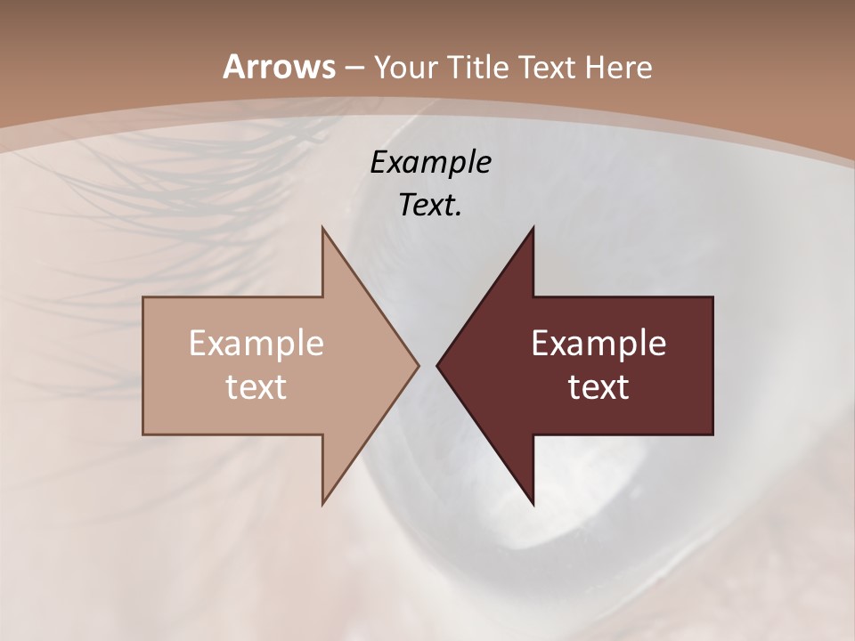 Light Pupil Background PowerPoint Template