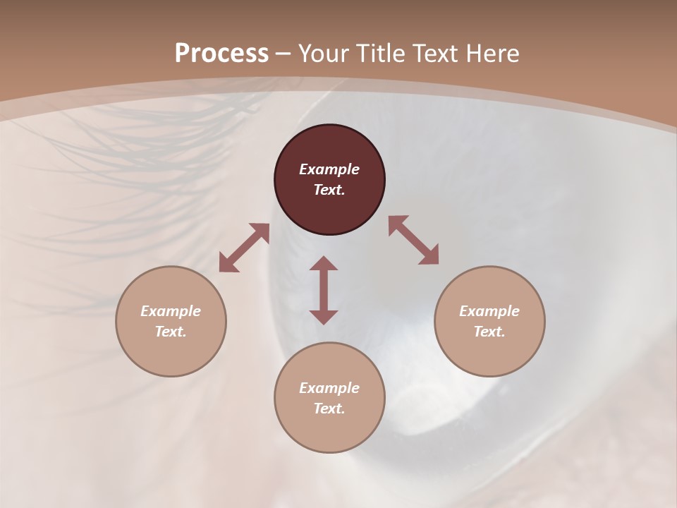 Light Pupil Background PowerPoint Template