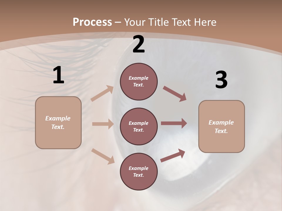 Light Pupil Background PowerPoint Template