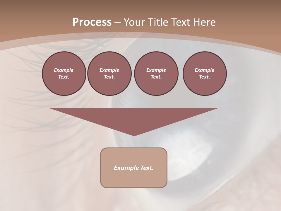 Light Pupil Background PowerPoint Template