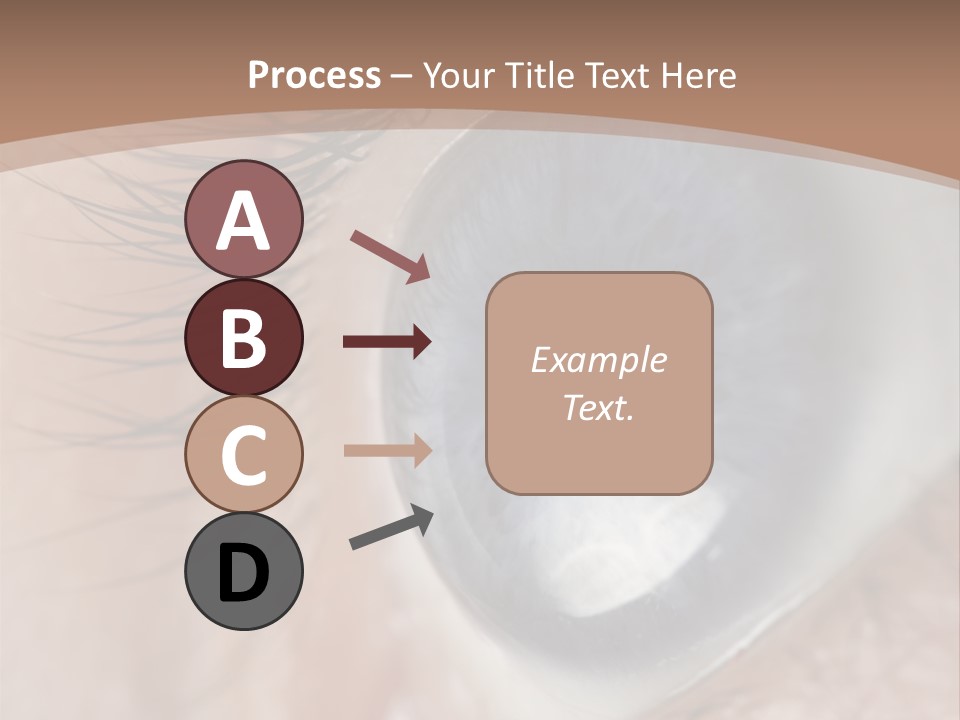 Light Pupil Background PowerPoint Template