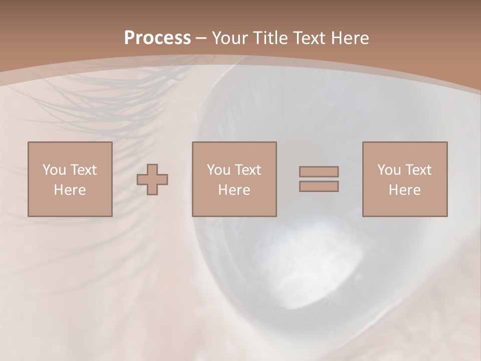 Light Pupil Background PowerPoint Template