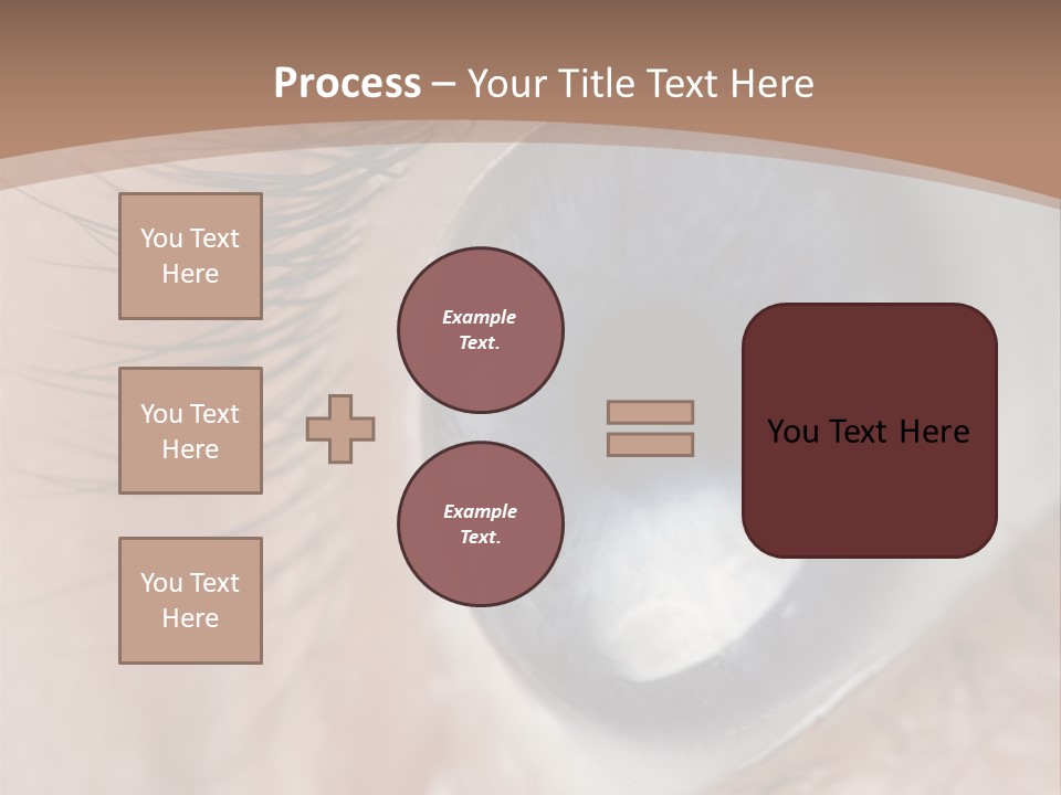Light Pupil Background PowerPoint Template