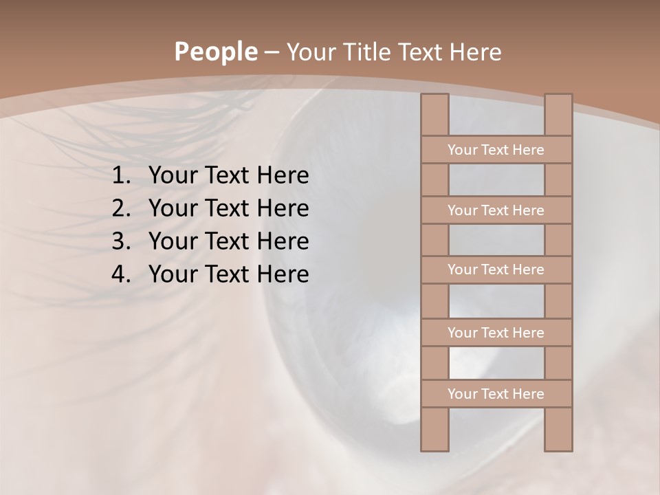 Light Pupil Background PowerPoint Template