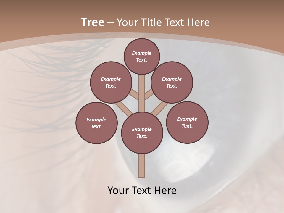 Light Pupil Background PowerPoint Template