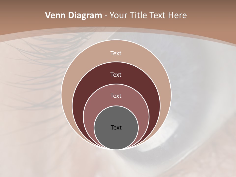 Light Pupil Background PowerPoint Template