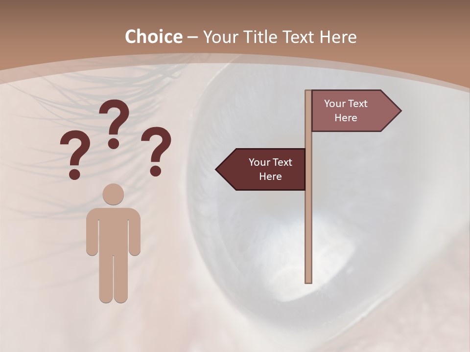 Light Pupil Background PowerPoint Template