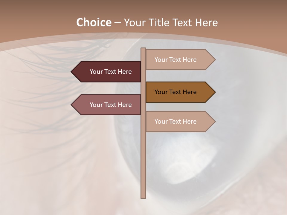 Light Pupil Background PowerPoint Template
