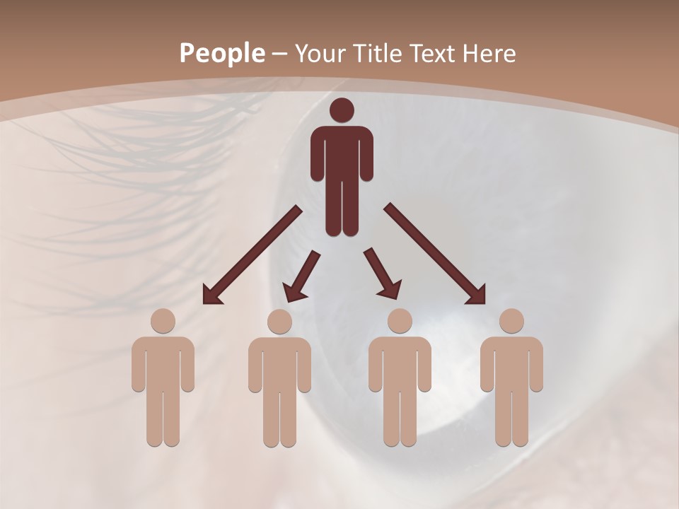 Light Pupil Background PowerPoint Template