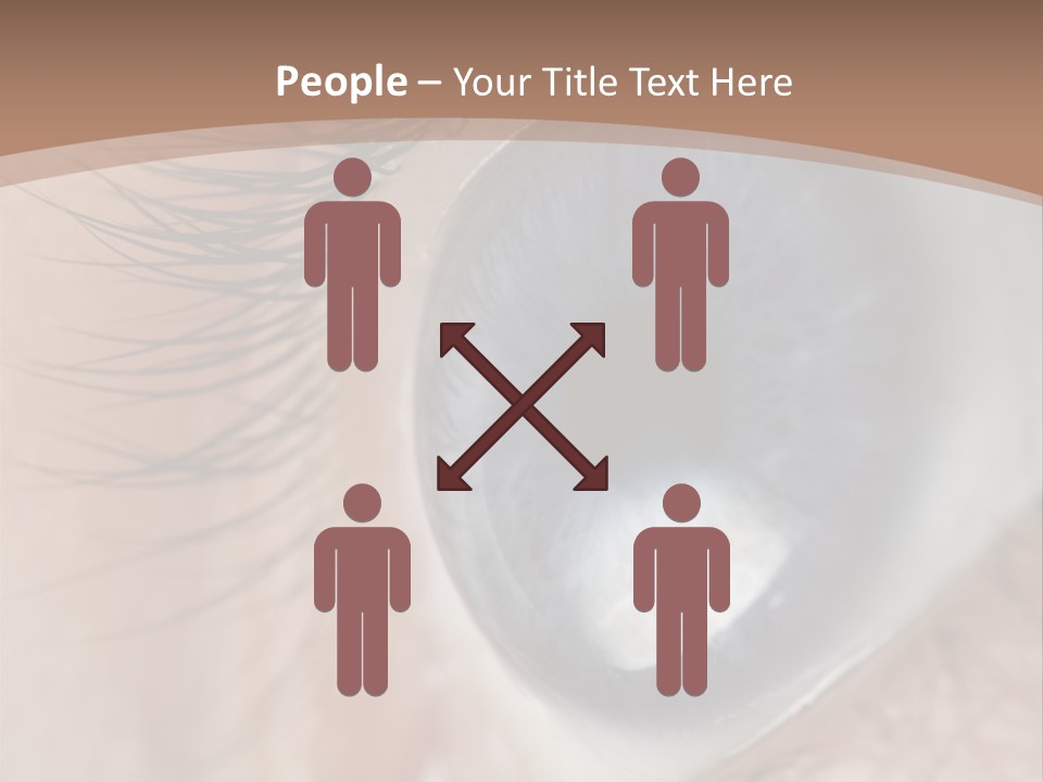 Light Pupil Background PowerPoint Template