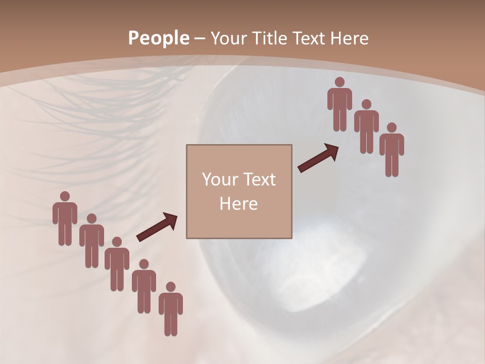 Light Pupil Background PowerPoint Template