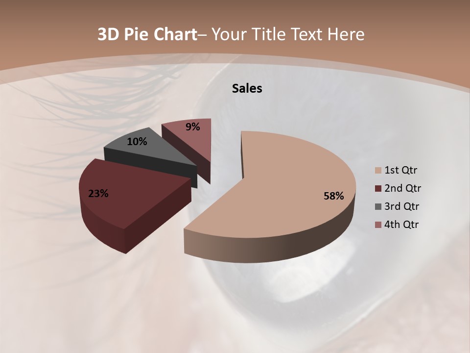 Light Pupil Background PowerPoint Template