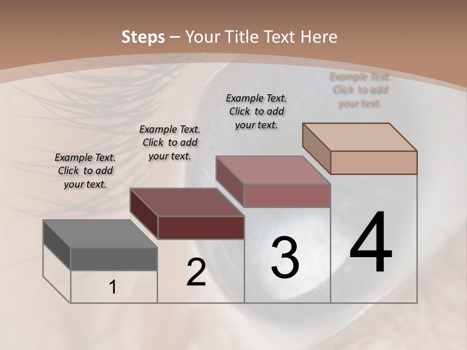 Light Pupil Background PowerPoint Template