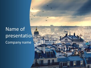 Tower Urban French PowerPoint Template