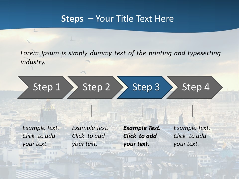 Tower Urban French PowerPoint Template