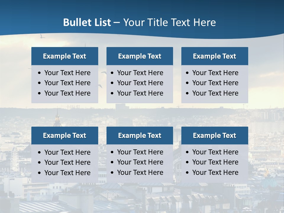 Tower Urban French PowerPoint Template