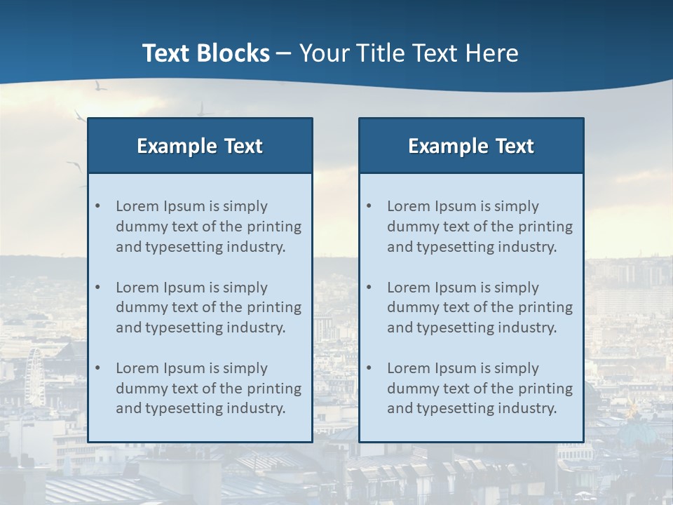 Tower Urban French PowerPoint Template