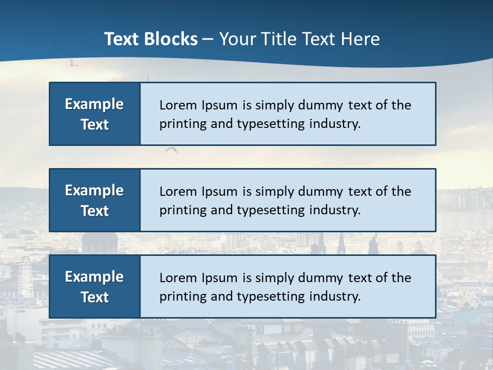 Tower Urban French PowerPoint Template