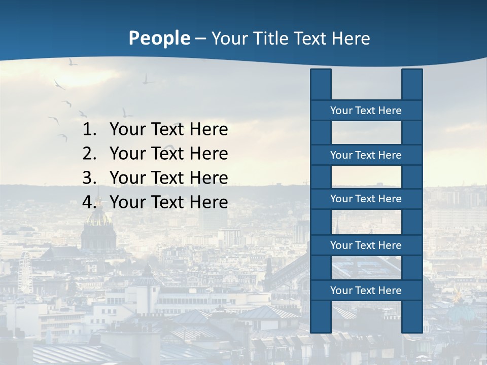Tower Urban French PowerPoint Template