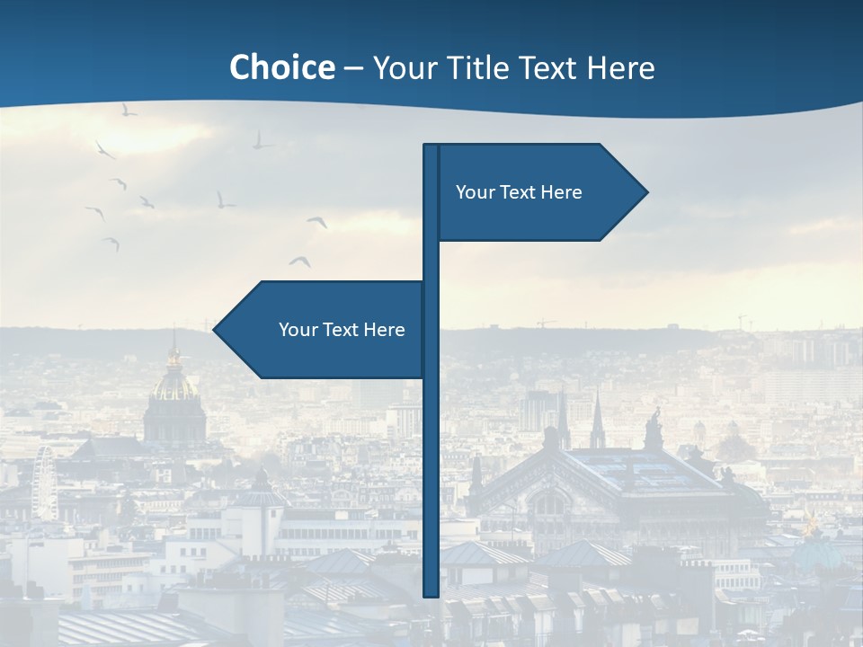 Tower Urban French PowerPoint Template